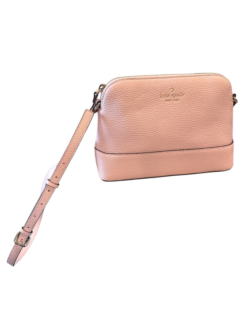 kate spade Pebbled Leather pink Crossbody bag in Blush NWT